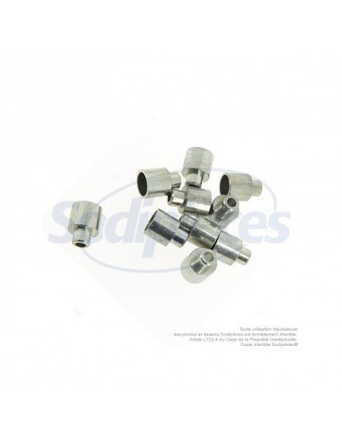 Butée de gaine creusée à 6,5 mm. Par 10