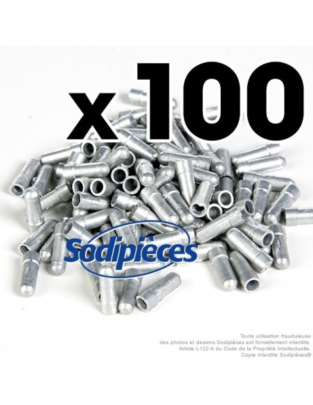 Embouts protège-Câbles. Par 100