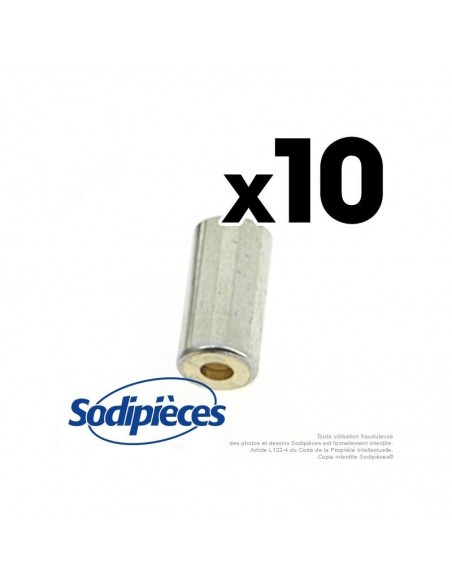 Embout de gaine Ø 5,7 mm. Par 10