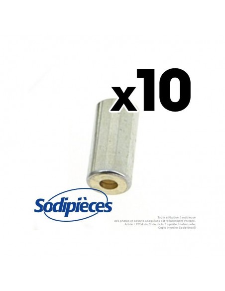 Embout de gaine Ø 6,5 mm. Par 10