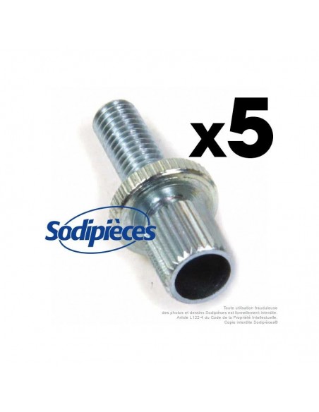 Vis de réglage par molette pour gaine Ø 6,8 mm. Par 5