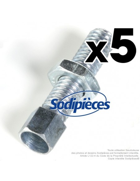 Vis de réglage pour gaine Ø 6,1 mm. Par 5