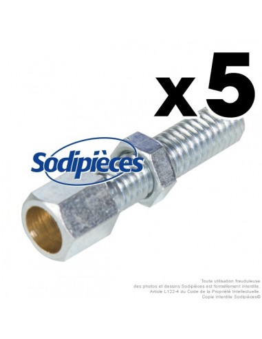 Vis de réglage pour gaine Ø 6,2 mm. Par 5