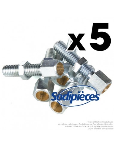 Vis de réglage pour gaine Ø 6,2 mm. Par 5