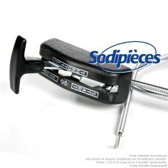 Manette de gaz avec couvercle plastique 1,25 m 2