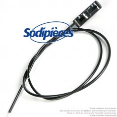 Manette de gaz plastique Longeur câble 1,50 m