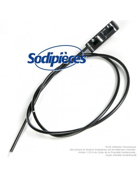 Manette de gaz plastique Longeur câble 1,50 m