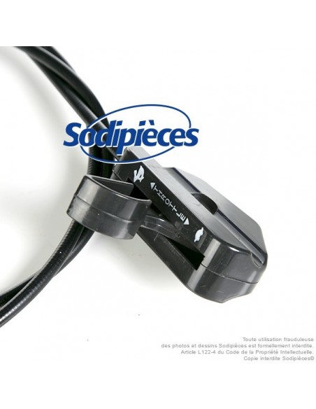 Manette de gaz plastique Longeur câble 1,50 m