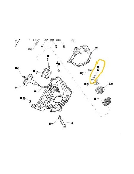 Paire de cliquet pour tronconneuse Active 51.51 - 56.56 - 62.62