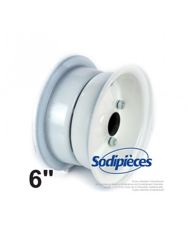 Jante pour roue 6" largeur 82,6 mm