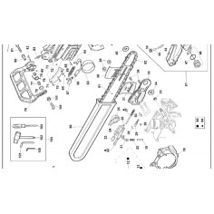 Ecrou pour la vis sans fin Tronconneuse Active 51.51 / 56.56 / 62.62 2