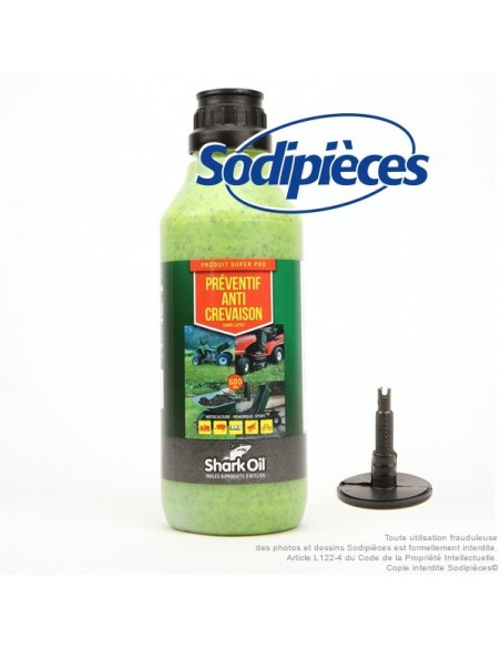 Préventif anti crevaison pour tondeuse Shark Oil - OKO. 500 ml