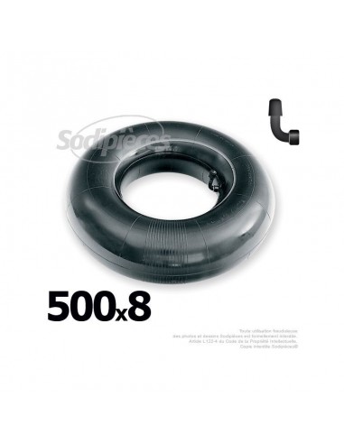 Chambre à air 500 x 8 valve coudée