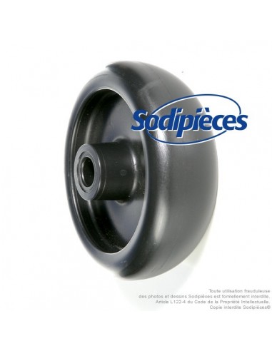 Roue de plateau de coupe Ø 100 mm x 38 mm pour John Deere N° M 89339, Gilson N° 245946, Lawn Boy N° 701756
