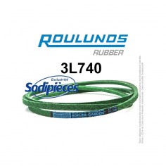 Courroie tondeuse 3L740 Roulunds Continental 9,5 x 6 x 1880 mm 2