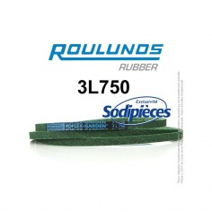 Courroie tondeuse 3L750 Roulunds Continental 9,5 x 6 x 1905 mm 2