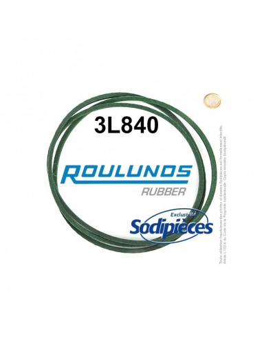 Courroie tondeuse 3L840 Roulunds Continental 9,5 x 6 x 2134 mm