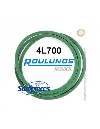 Courroie tondeuse 4L700 Roulunds Continental 12,7 x 7,2 x 1778 mm