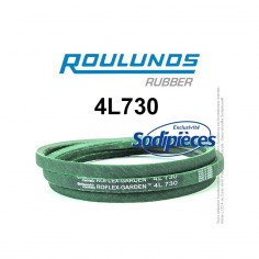 Courroie tondeuse 4L730 Roulunds Continental 12,7 x 7,2 x 1854 mm 2