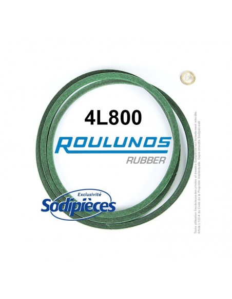 Courroie tondeuse 4L800 Roulunds Continental 12,7 x 7,2 x 2032 mm