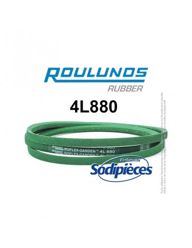 Courroie tondeuse 4L880 Roulunds Continental 12,7 x 7,2 x 2235 mm