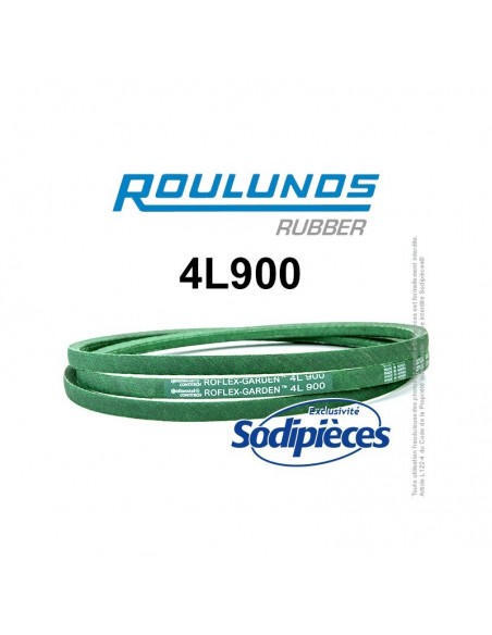 Courroie tondeuse 4L900 Roulunds Continental 12,7 x 7,2 x 2286 mm