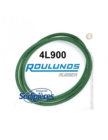 Courroie tondeuse 4L900 Roulunds Continental 12,7 x 7,2 x 2286 mm