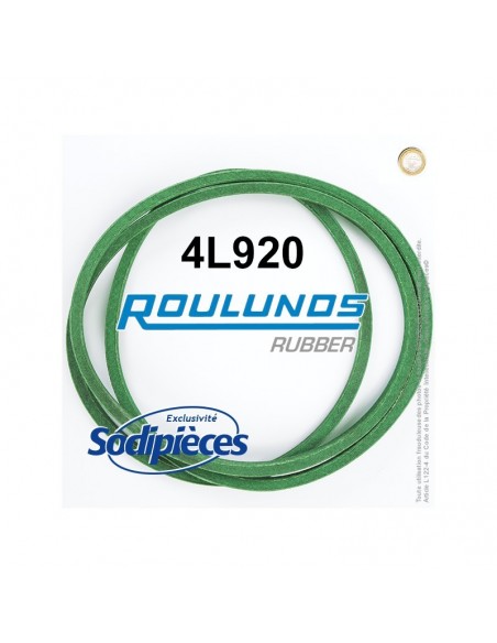 Courroie tondeuse 4L920 Roulunds Continental 12,7 x 7,2 x 2337 mm