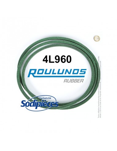 Courroie tondeuse 4L960 Roulunds Continental 12,7 x 7,2 x 2438 mm