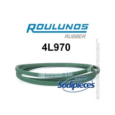 Courroie tondeuse 4L970 Roulunds Continental 12,7 x 7.2 x 2464 mm 2