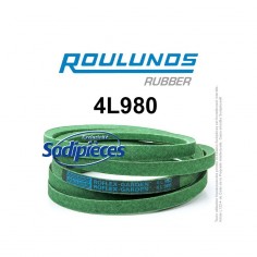 Courroie tondeuse 4L980 Roulunds Continental 12,7 x 7,2 x 2489 mm 2