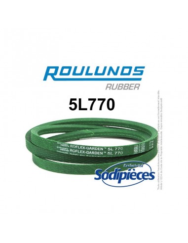 Courroie tondeuse 5L770 Roulunds Continental 15,8 x 9,5 x 1956 mm