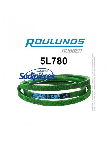 Courroie tondeuse 5L780 Roulunds Continental 15,8 x 9,5 x 1981 mm