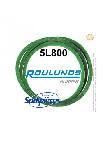 Courroie tondeuse 5L800 Roulunds Continental 15,8 x 9,5 x 2032 mm