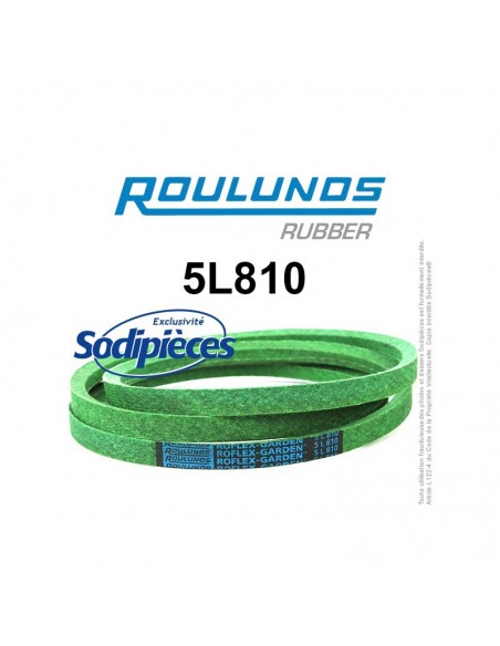Courroie tondeuse 5L810 Roulunds Continental 15,8 x 9,5 x 2057 mm