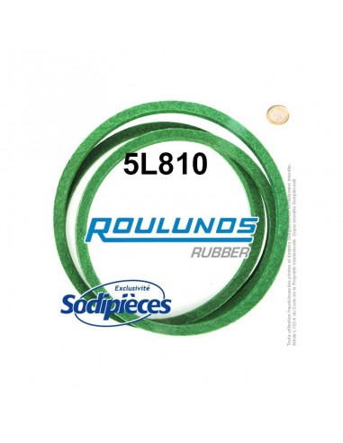 Courroie tondeuse 5L810 Roulunds Continental 15,8 x 9,5 x 2057 mm