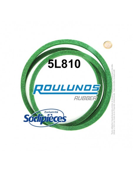 Courroie tondeuse 5L810 Roulunds Continental 15,8 x 9,5 x 2057 mm