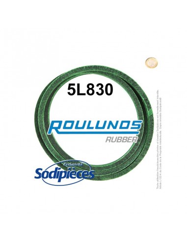 Courroie tondeuse 5L830 Roulunds Continental 15,8 x 9,5 x 2108 mm