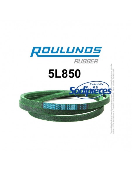 Courroie tondeuse 5L850 Roulunds Continental 15,8 x 9,5 x 2159 mm