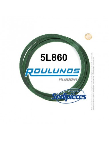 Courroie tondeuse 5L860 Roulunds Continental 15,8 x 9,5 x 2184 mm