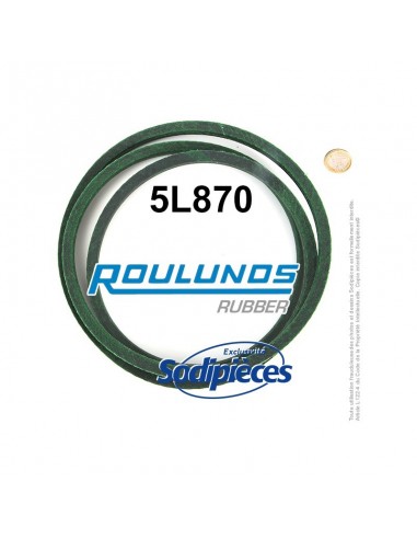 Courroie tondeuse 5L870 Roulunds Continental 15,8 x 9,5 x 2210 mm