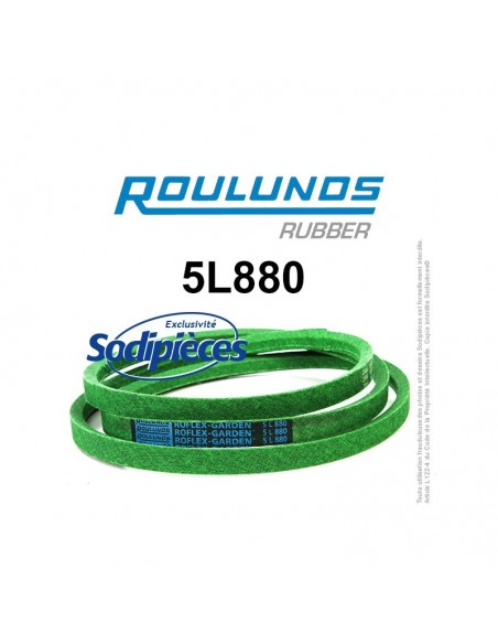 Courroie tondeuse 5L880 Roulunds Continental 15,8 x 9,5 x 2235 mm