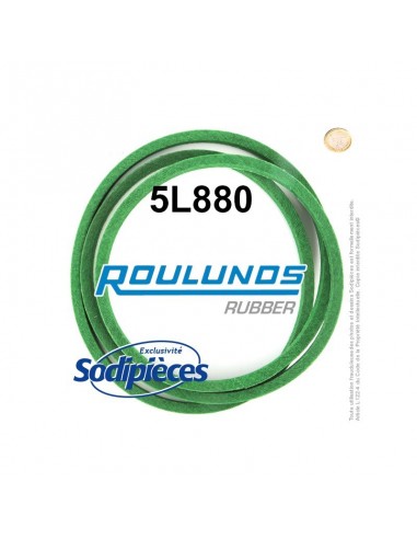 Courroie tondeuse 5L880 Roulunds Continental 15,8 x 9,5 x 2235 mm