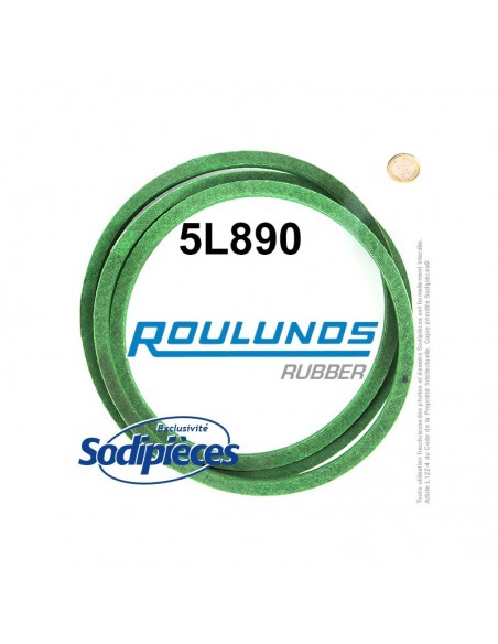 Courroie tondeuse 5L890 Roulunds Continental 15,8 x 9,5 x 2261 mm