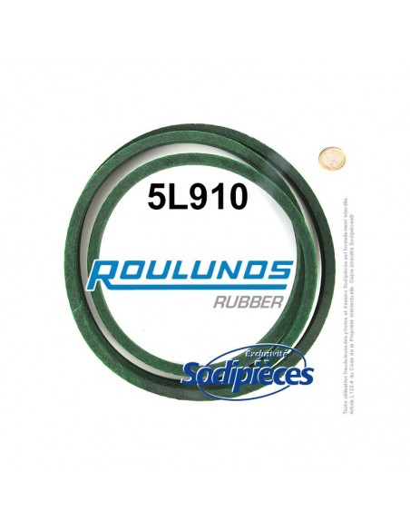 Courroie tondeuse 5L910 Roulunds Continental 15,8 x 9,5 x 2311 mm