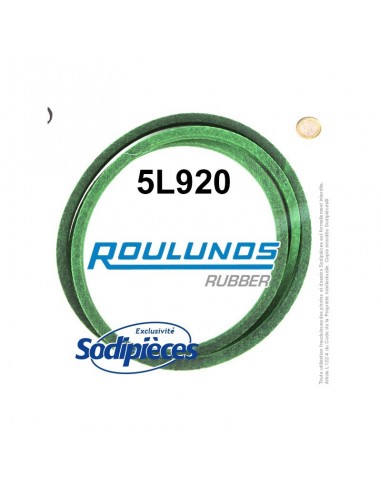 Courroie tondeuse 5L920 Roulunds Continental 15,8 x 9,5 x 2337 mm