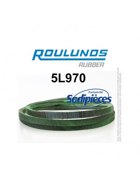 Courroie tondeuse 5L970 Roulunds Continental 15,8 x 9,5 x 2464 mm
