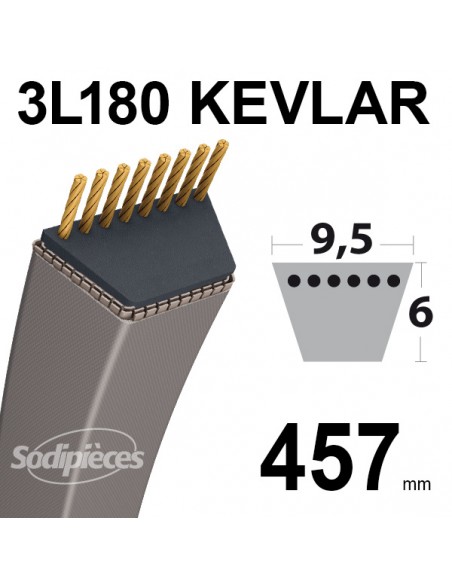 Courroie-tondeuse-3L180-Teknic-Trapezoidale-95-mm-x-457-mm-25001