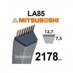 Courroie tondeuse LA85 Mitsuboshi. 12,7 mm x 2178 mm.