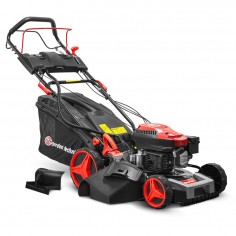 Tondeuse thermique autotractée 144.3cc - 46cm avec démarrage électrique -mulching - éjection latérale.